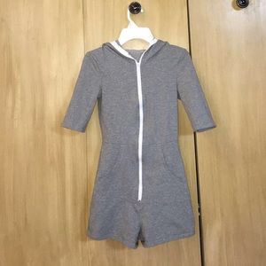 One piece body suit with shorts